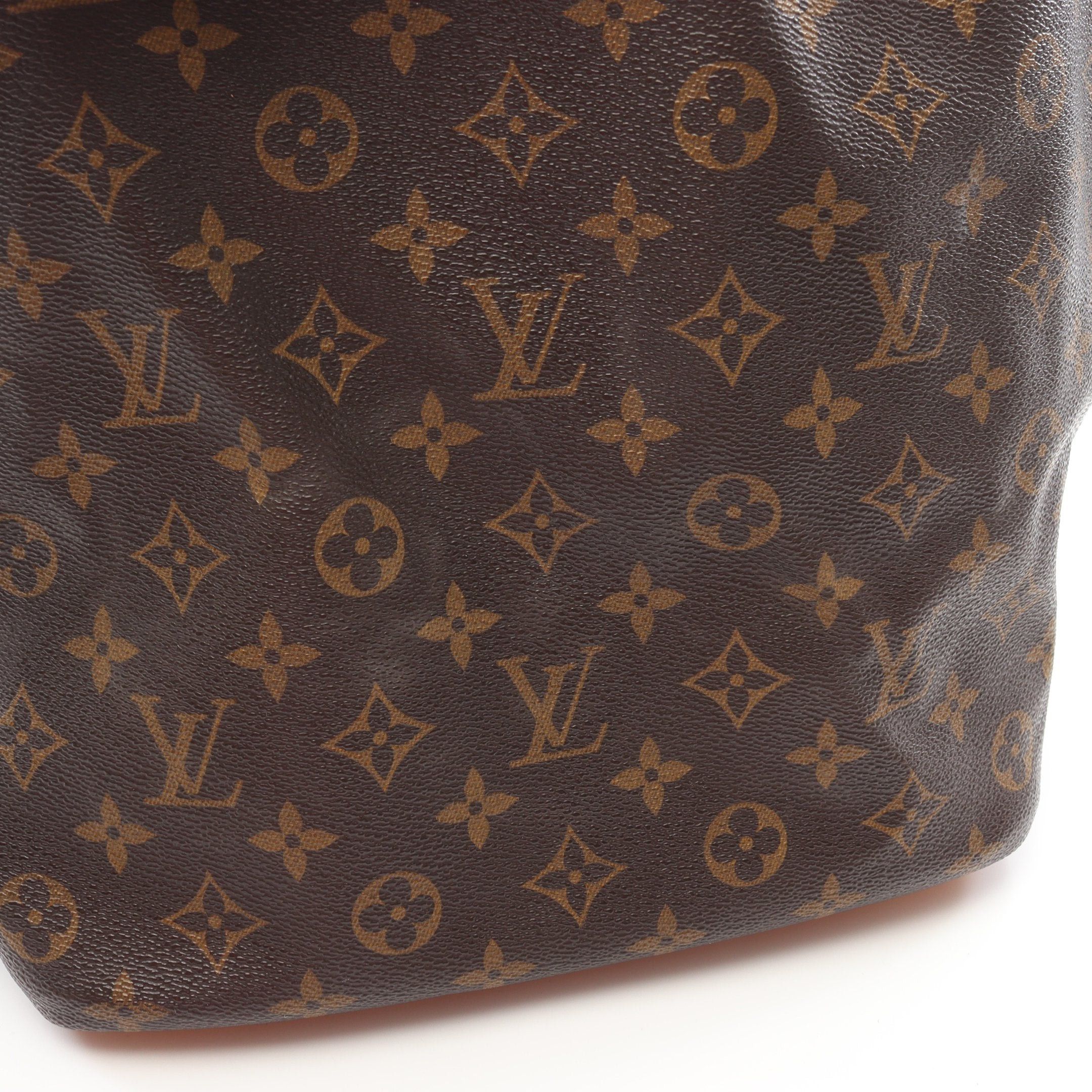 Louis Vuitton Louis Vuitton Peti Noe Monogram Shoulder Bag Leather Brown Size ONE SIZE - 9 Thumbnail