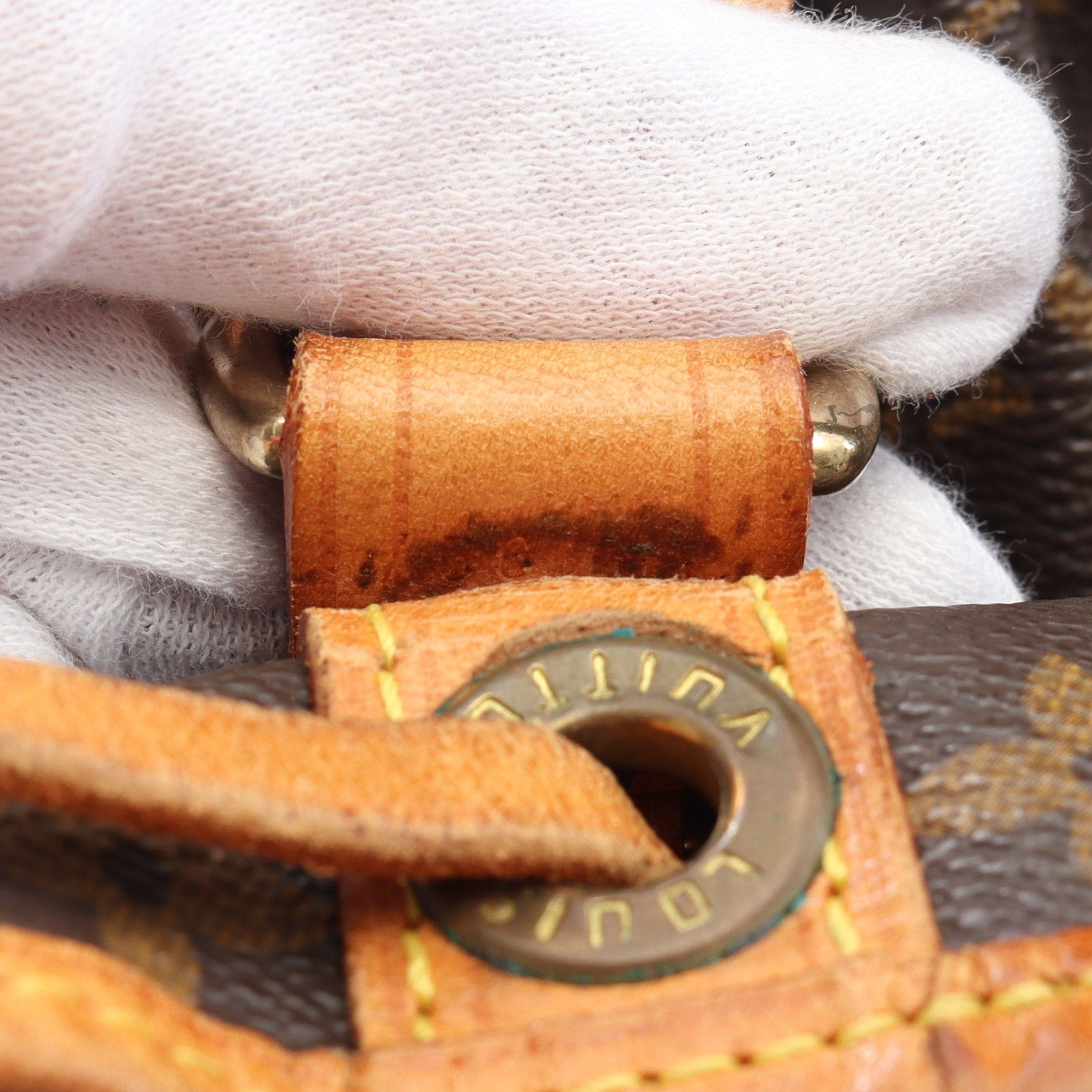 Louis Vuitton Louis Vuitton Peti Noe Monogram Shoulder Bag Leather Brown Size ONE SIZE - 5 Thumbnail