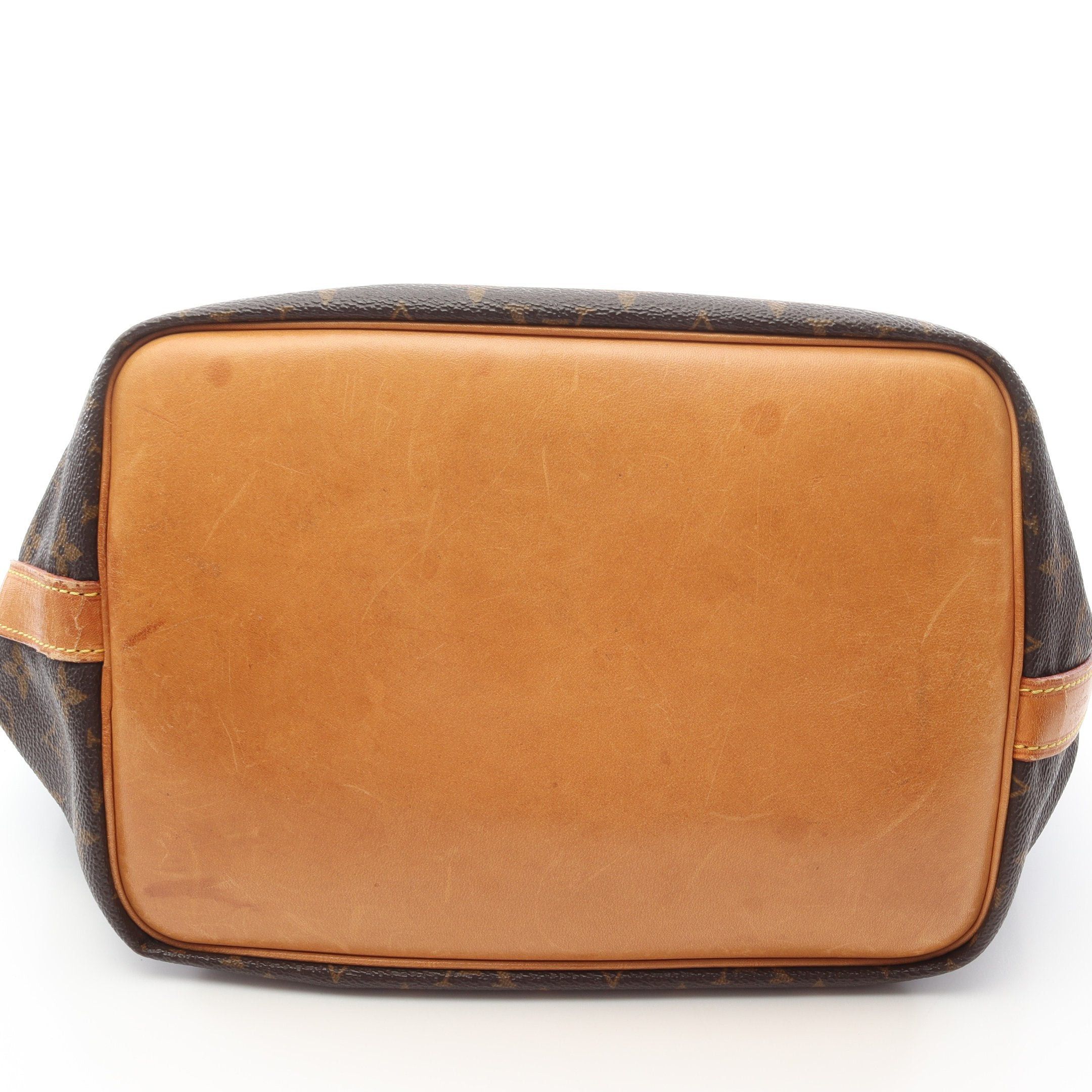 Louis Vuitton Louis Vuitton Peti Noe Monogram Shoulder Bag Leather Brown Size ONE SIZE - 6 Thumbnail