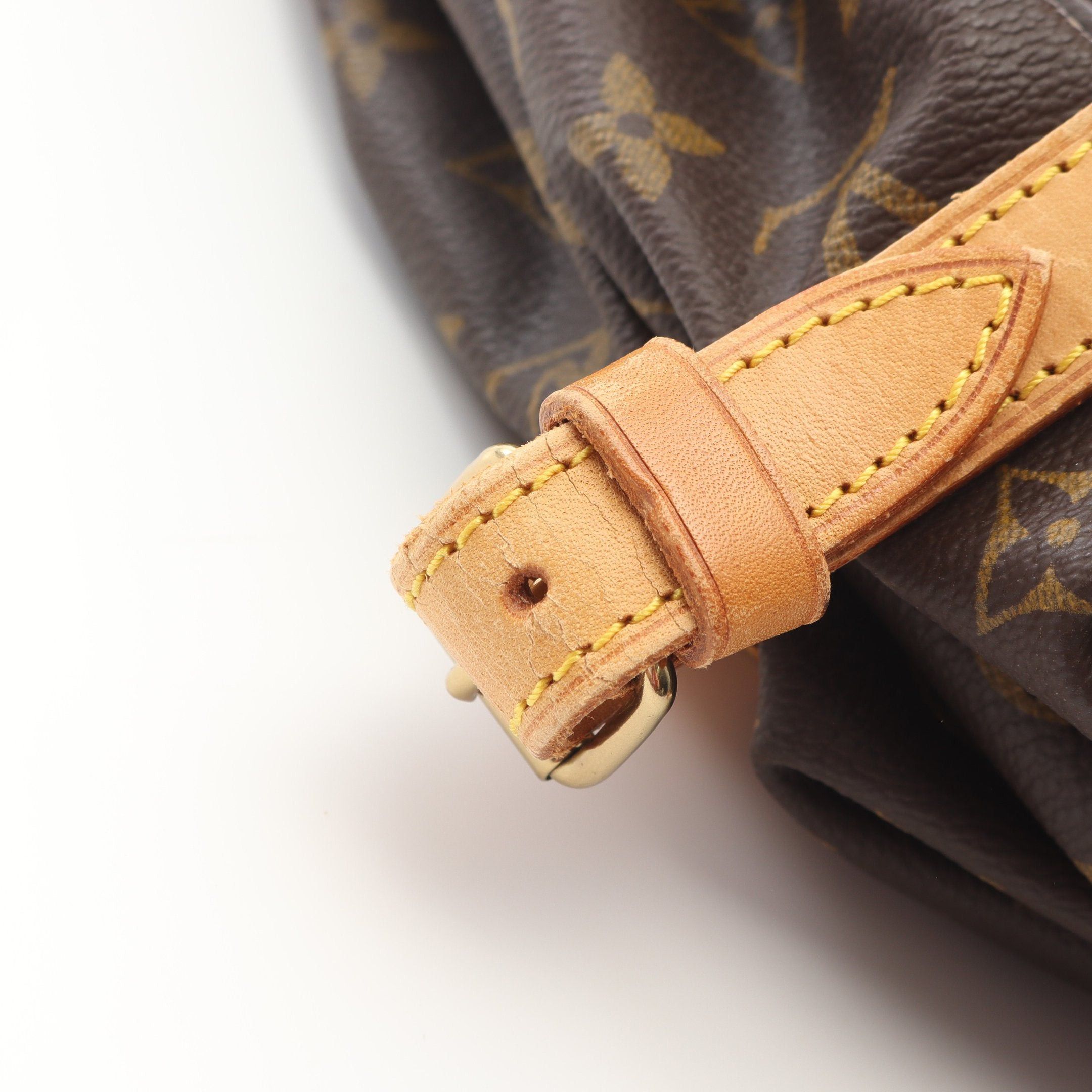 Louis Vuitton Louis Vuitton Saumur 35 Monogram Shoulder Bag Leather Brown Size ONE SIZE - 11 Thumbnail
