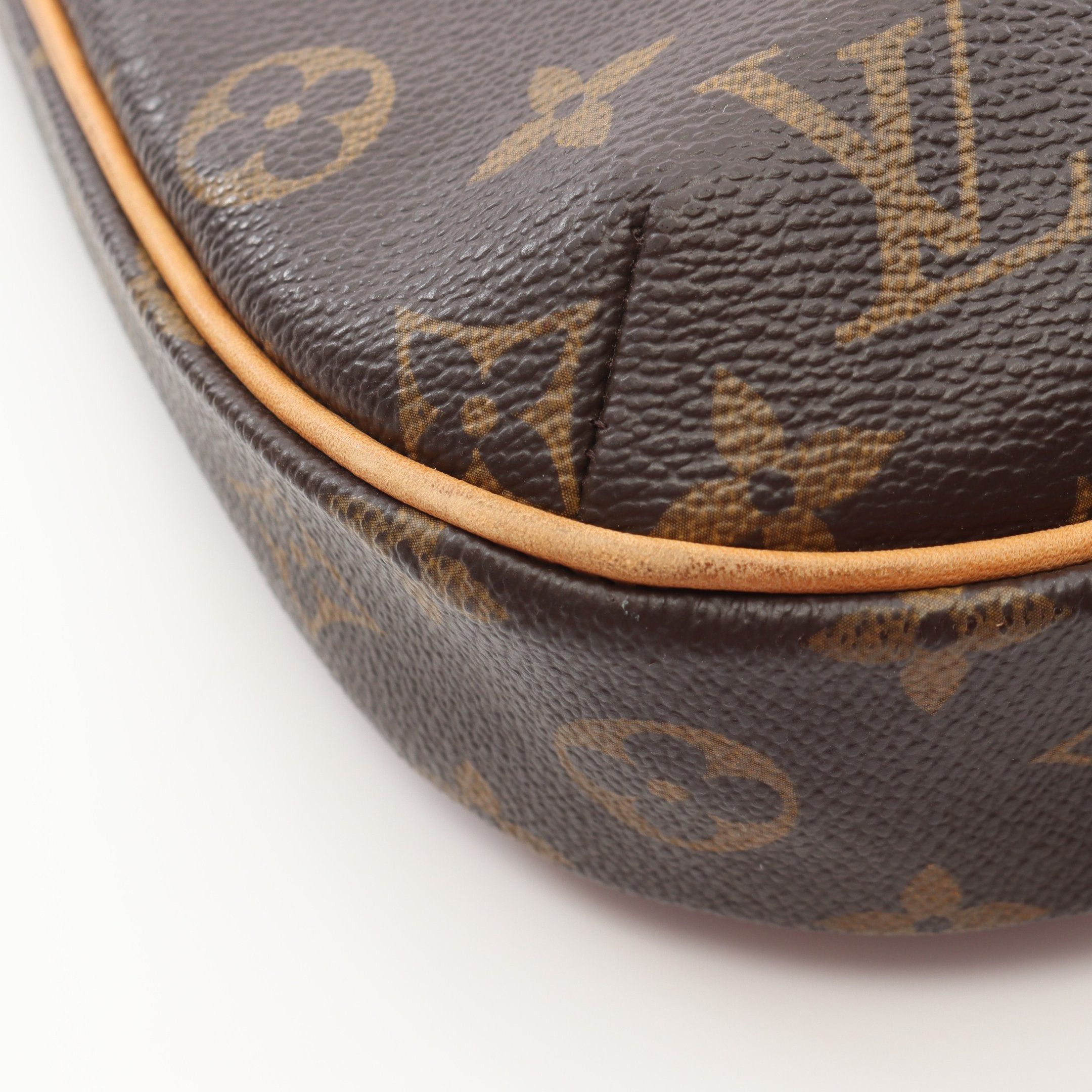 Louis Vuitton Louis Vuitton Odeon Pm Monogram Shoulder Bag Leather Brown Size ONE SIZE - 6 Thumbnail