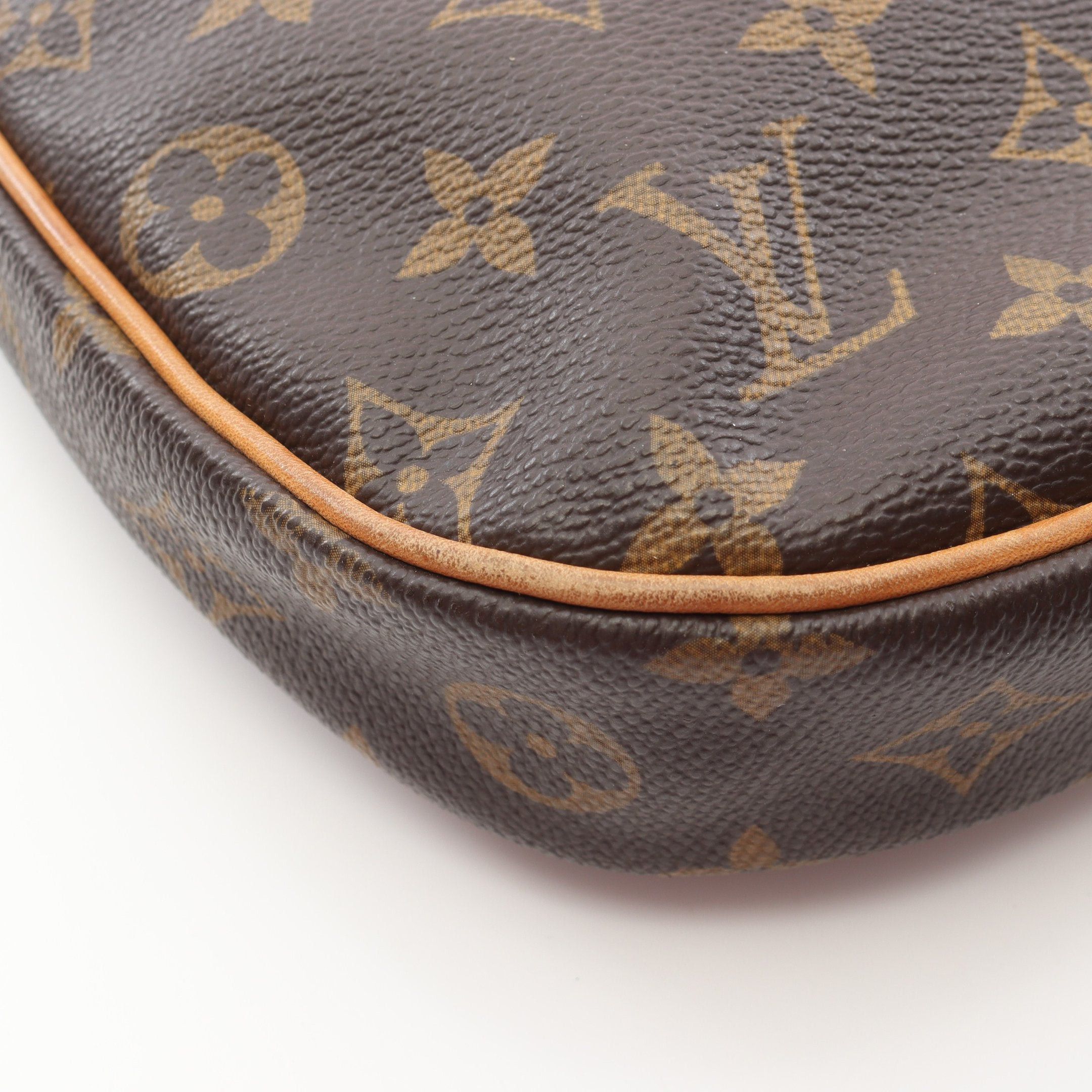 Louis Vuitton Louis Vuitton Odeon Pm Monogram Shoulder Bag Leather Brown Size ONE SIZE - 7 Thumbnail