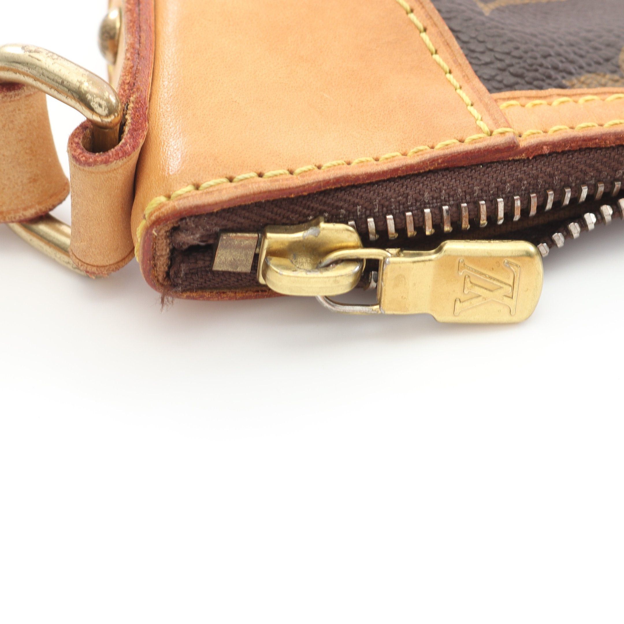 Louis Vuitton Louis Vuitton Odeon Pm Monogram Shoulder Bag Leather Brown Size ONE SIZE - 13 Thumbnail