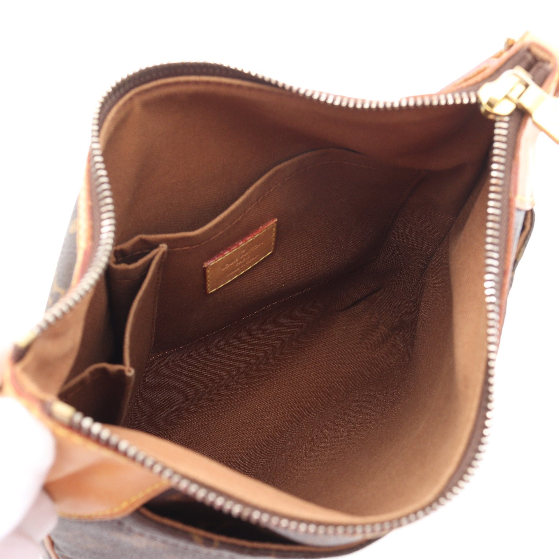 Louis Vuitton Louis Vuitton Odeon Pm Monogram Shoulder Bag Leather Brown Size ONE SIZE - 3 Thumbnail