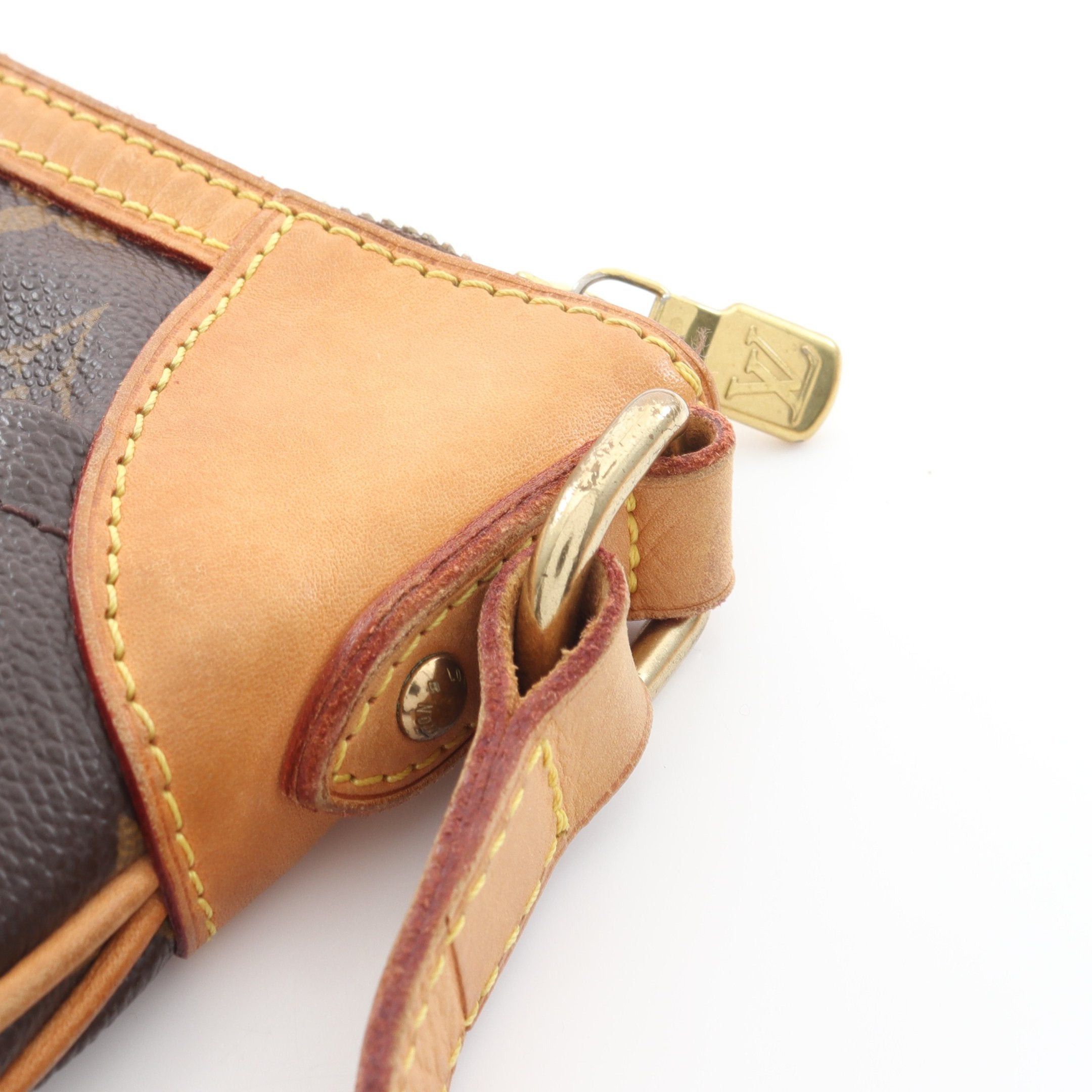 Louis Vuitton Louis Vuitton Odeon Pm Monogram Shoulder Bag Leather Brown Size ONE SIZE - 12 Thumbnail