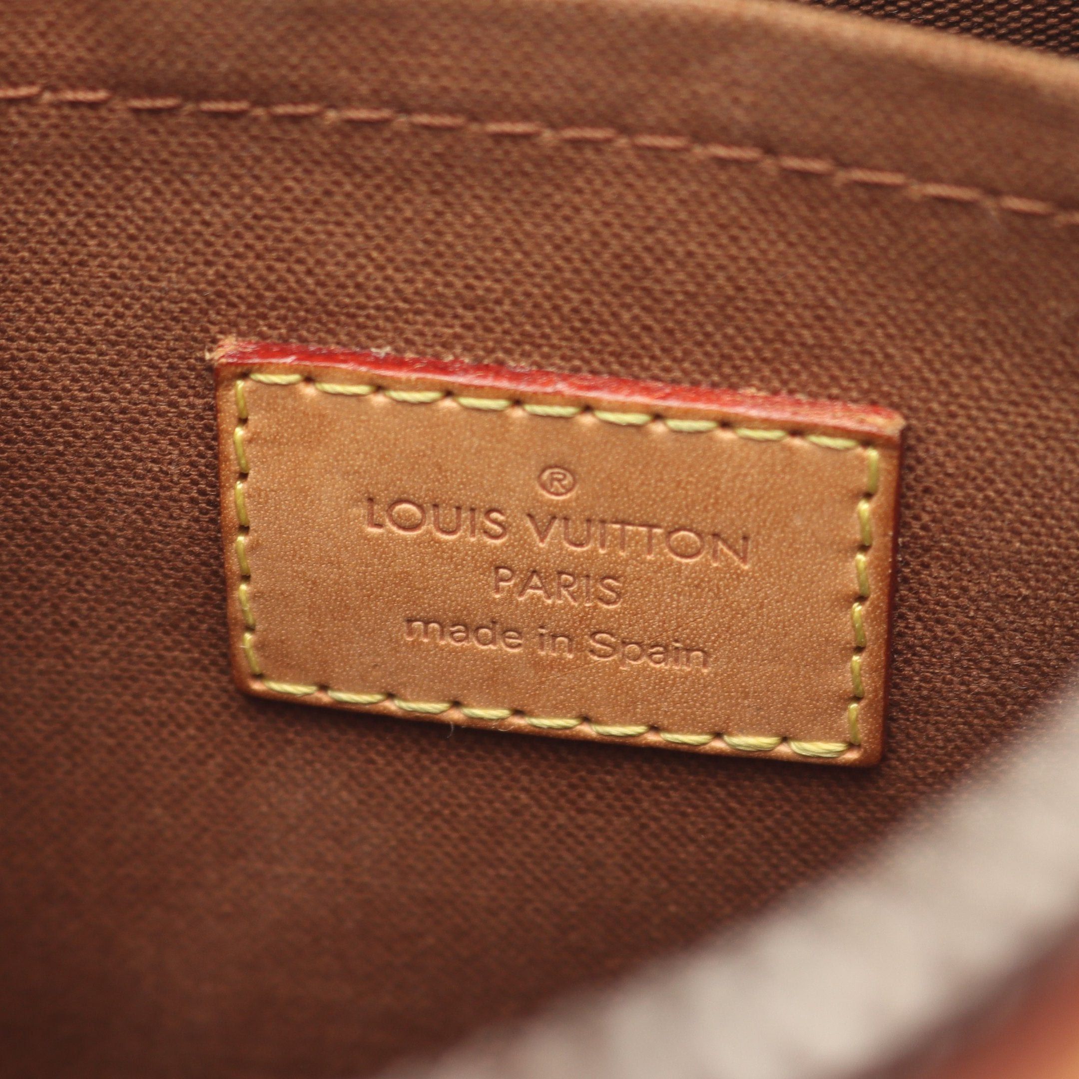 Louis Vuitton Louis Vuitton Odeon Pm Monogram Shoulder Bag Leather Brown Size ONE SIZE - 4 Thumbnail