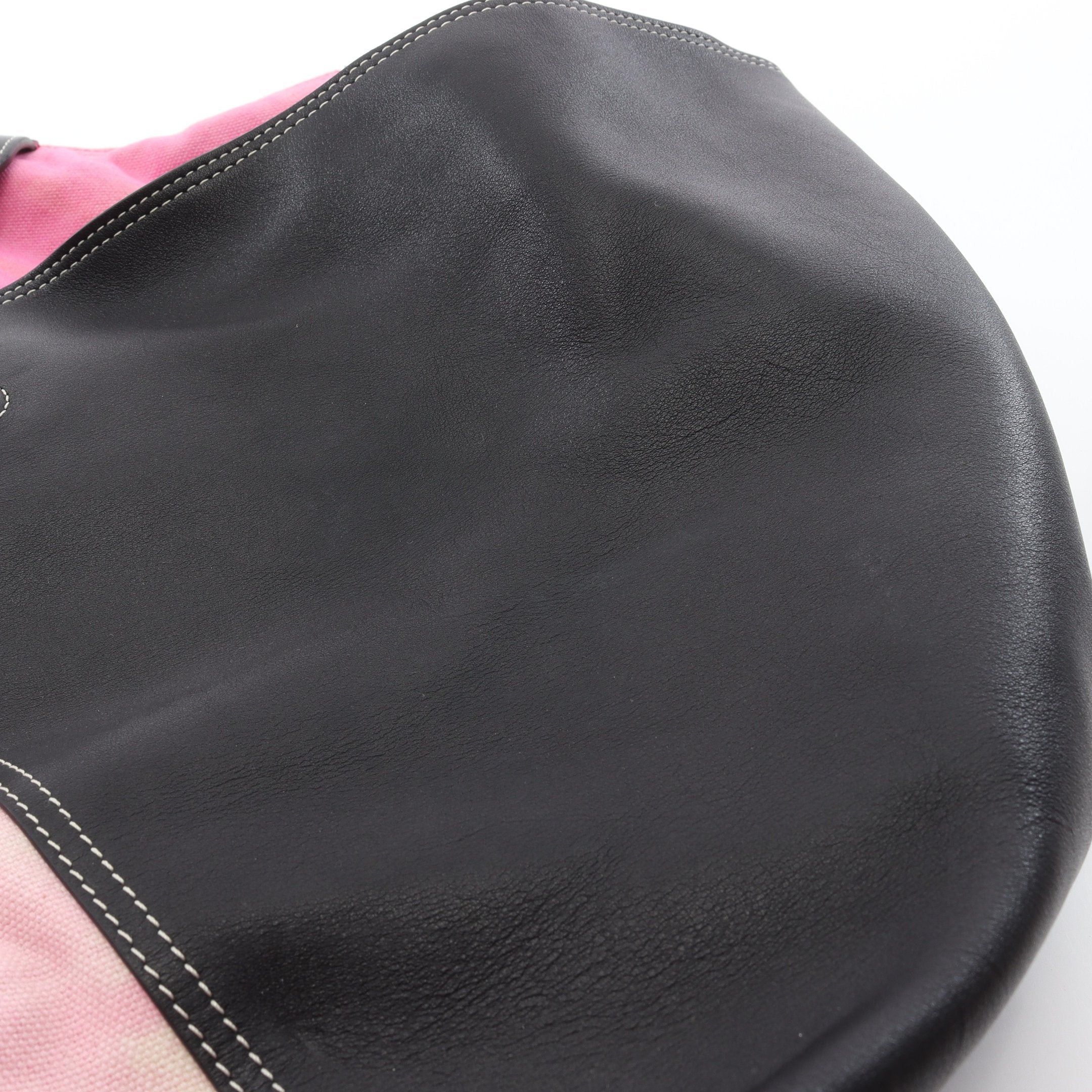Celine Celine Tie Dye Handbag Tote Bag Canvas Leather Pink Black Size ONE SIZE - 6 Thumbnail