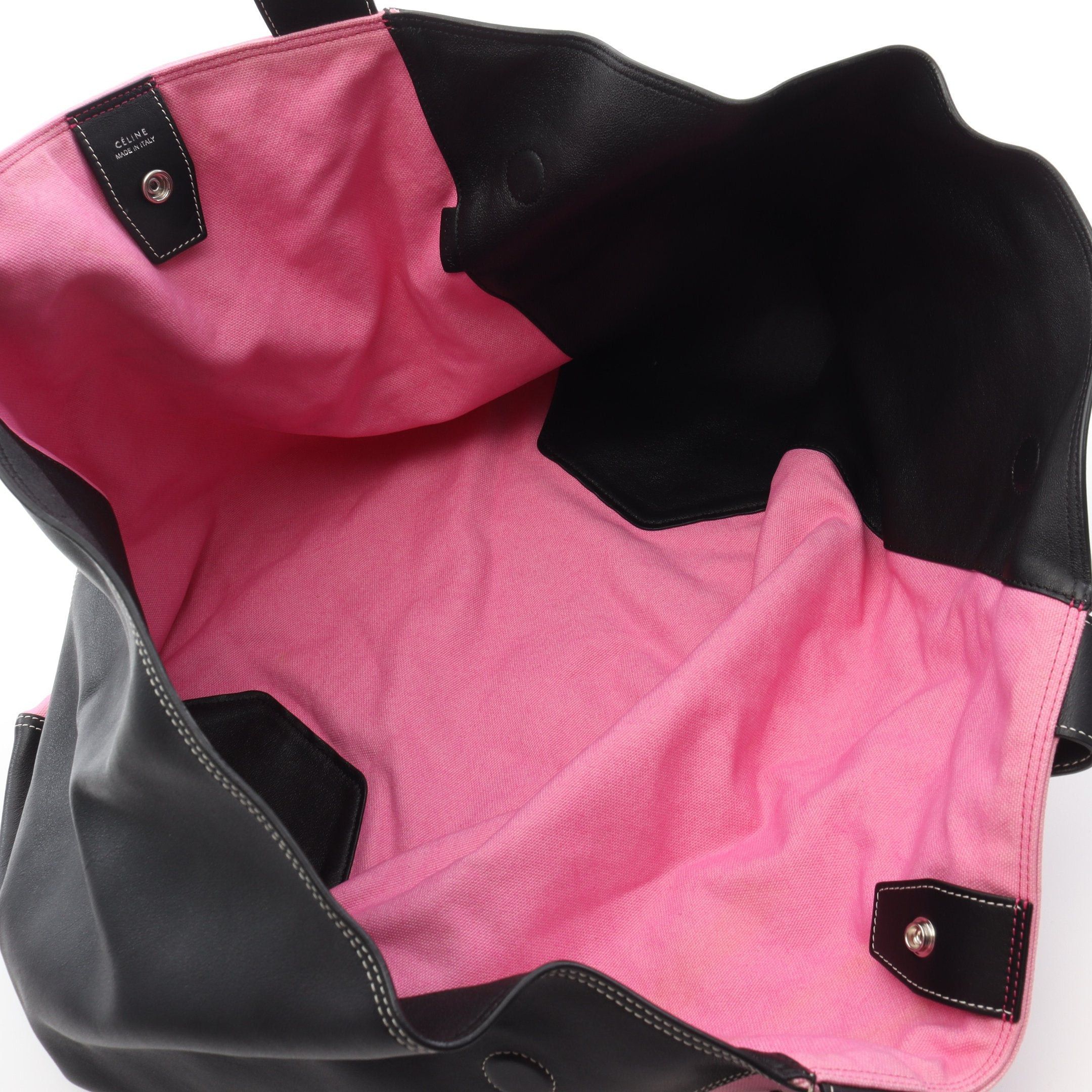 Celine Celine Tie Dye Handbag Tote Bag Canvas Leather Pink Black Size ONE SIZE - 3 Thumbnail