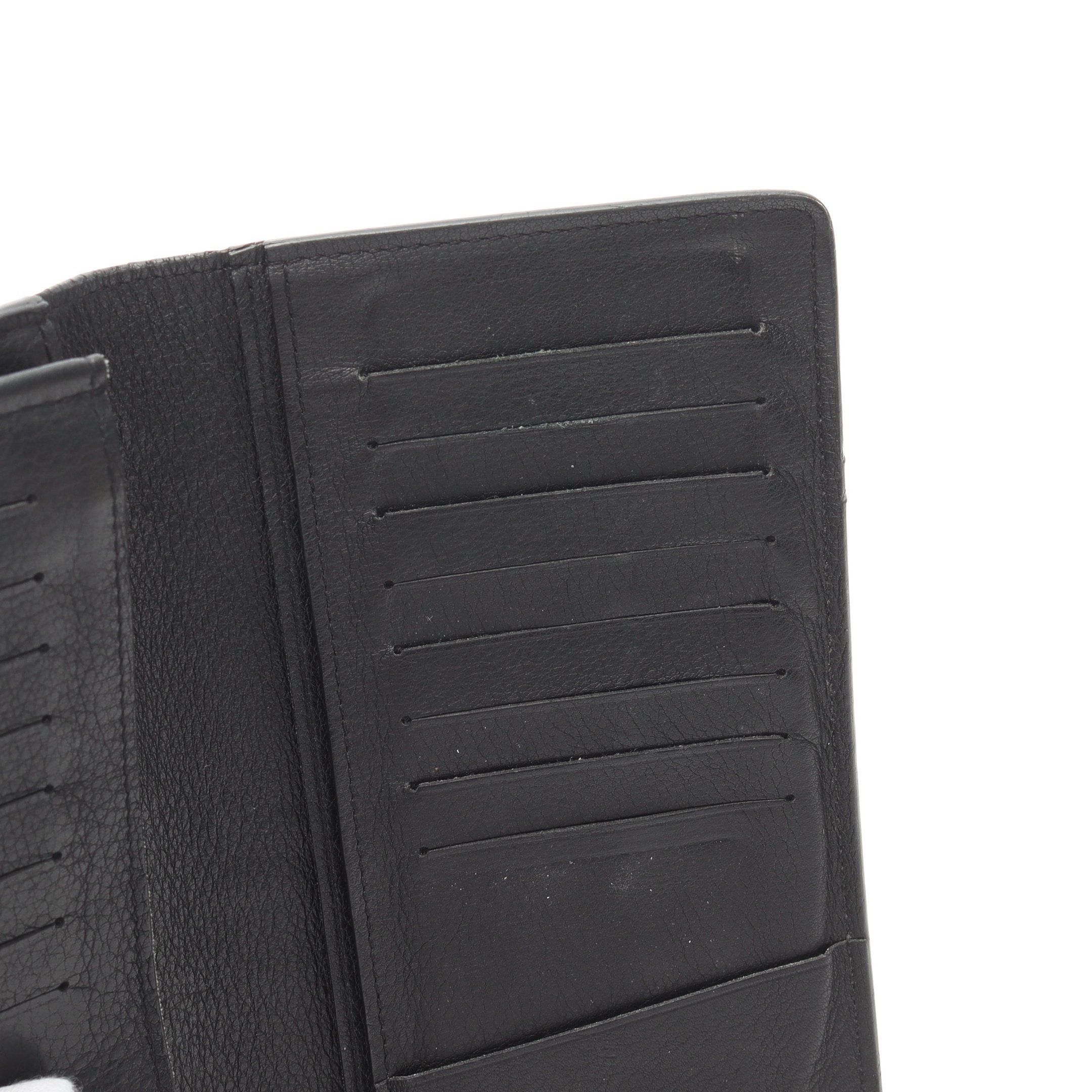 Louis Vuitton Louis Vuitton Portefeuil Brother Taurillon Leather Noir Bi-Fold Long Wallet Black Size ONE SIZE - 7 Thumbnail