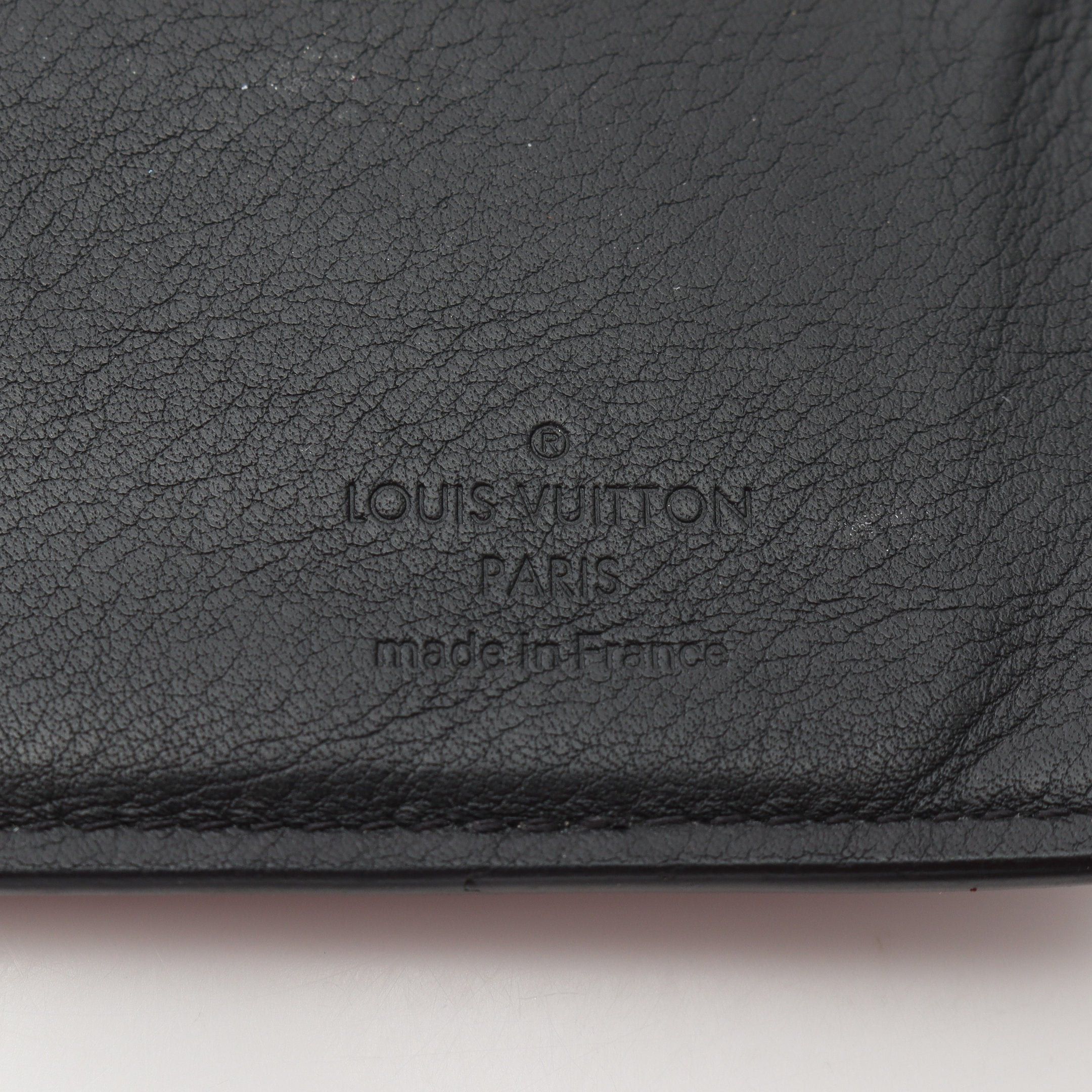 Louis Vuitton Louis Vuitton Portefeuil Brother Taurillon Leather Noir Bi-Fold Long Wallet Black Size ONE SIZE - 5 Thumbnail