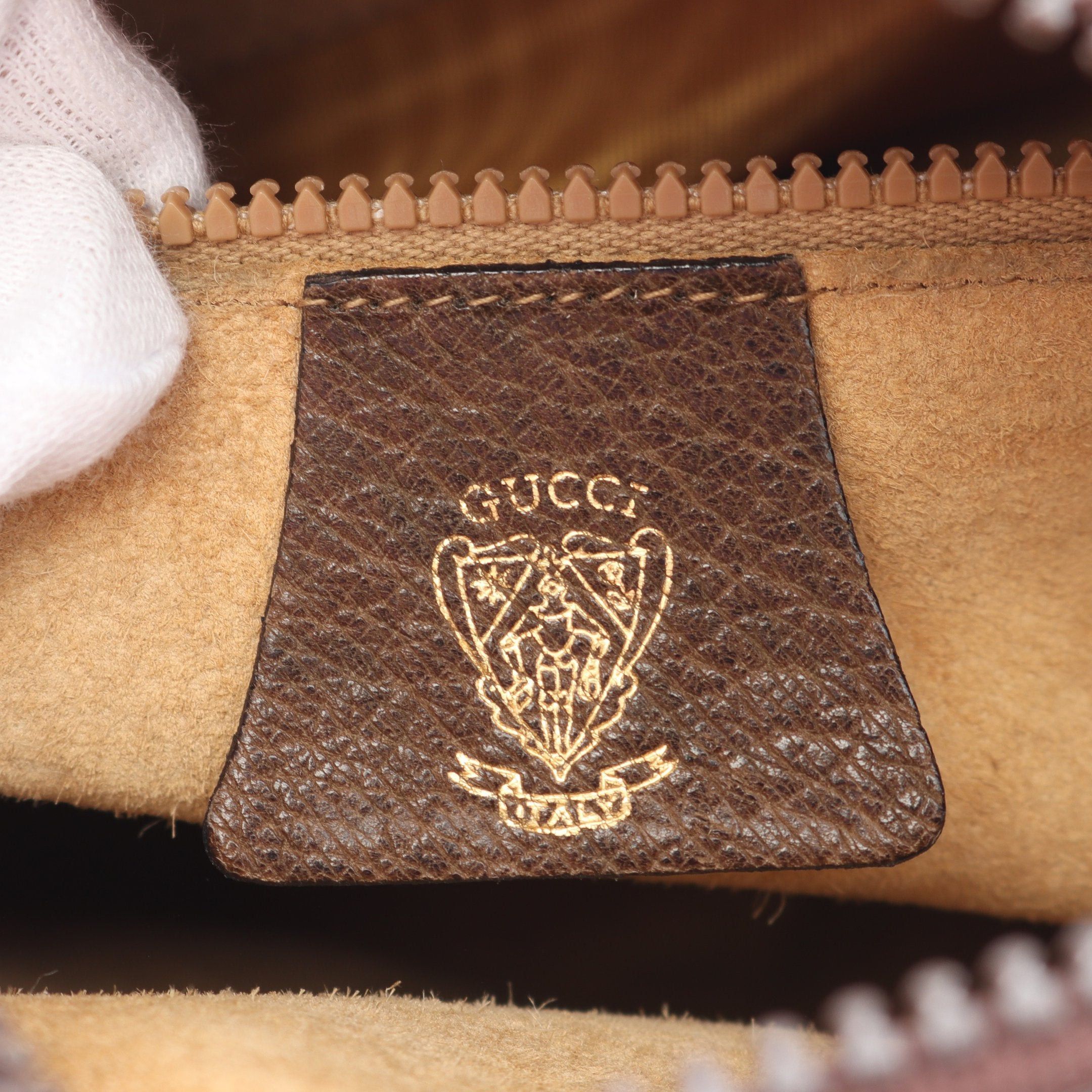 Gucci Gucci Old Gucci Sherry Line Gg Plus Shoulder Bag Leather Beige Brown Size ONE SIZE - 4 Thumbnail