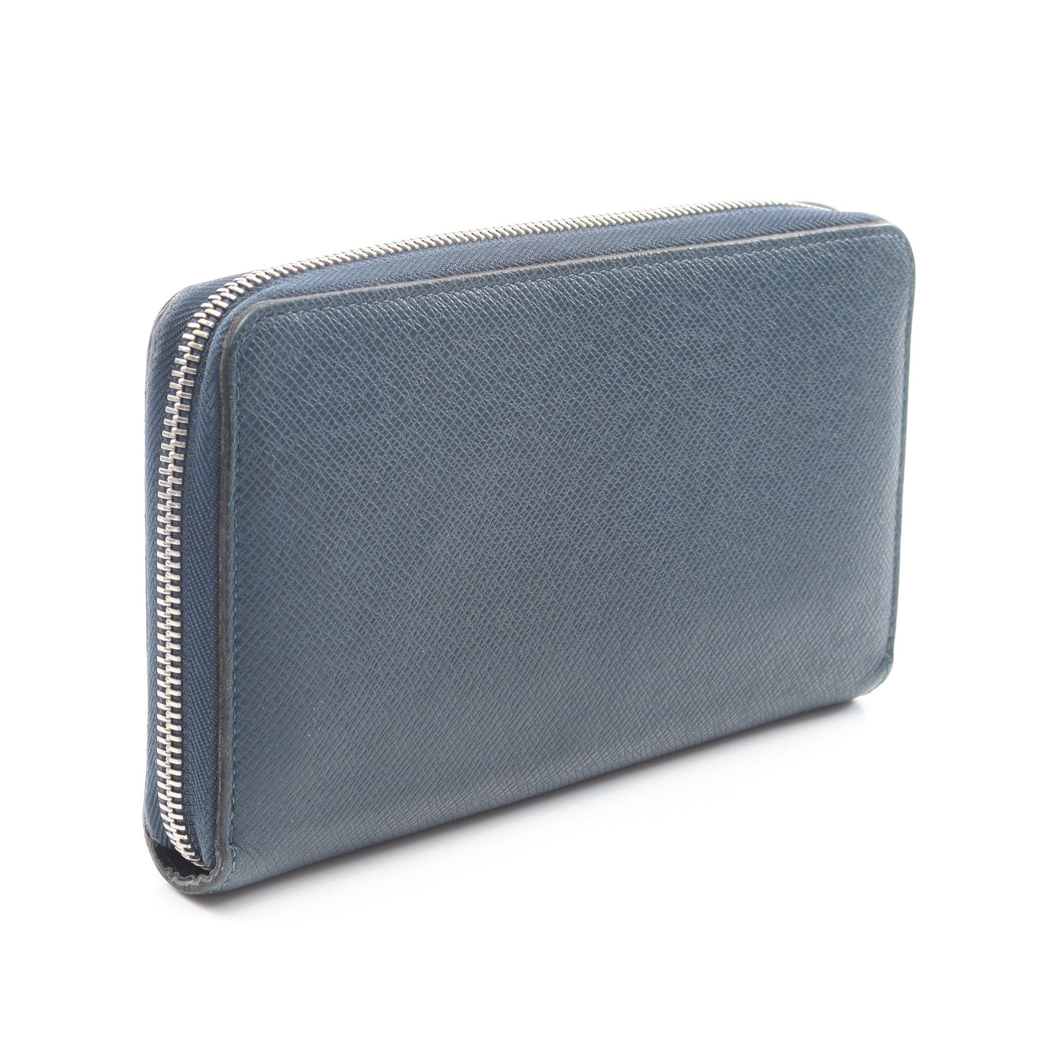 Louis Vuitton Louis Vuitton Zippy Organiser Taiga Ocean Round Zipper Long Wallet Leather Navy Size ONE SIZE - 2 Thumbnail