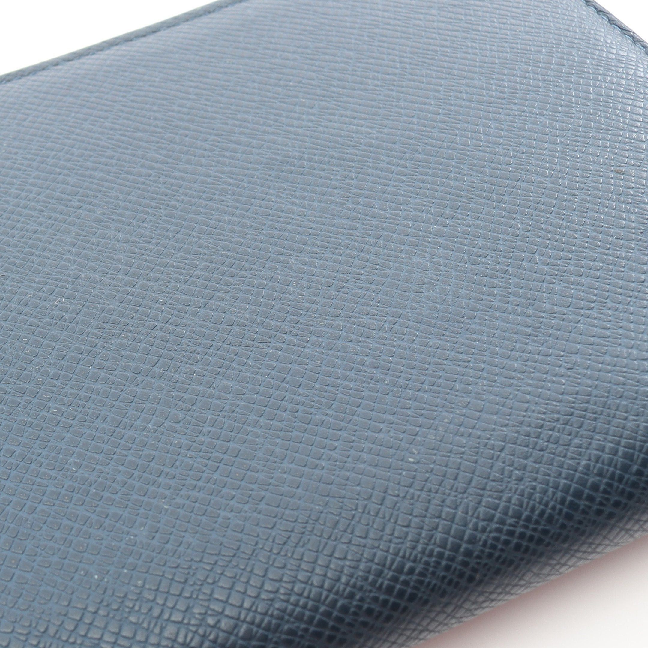 Louis Vuitton Louis Vuitton Zippy Organiser Taiga Ocean Round Zipper Long Wallet Leather Navy Size ONE SIZE - 8 Thumbnail