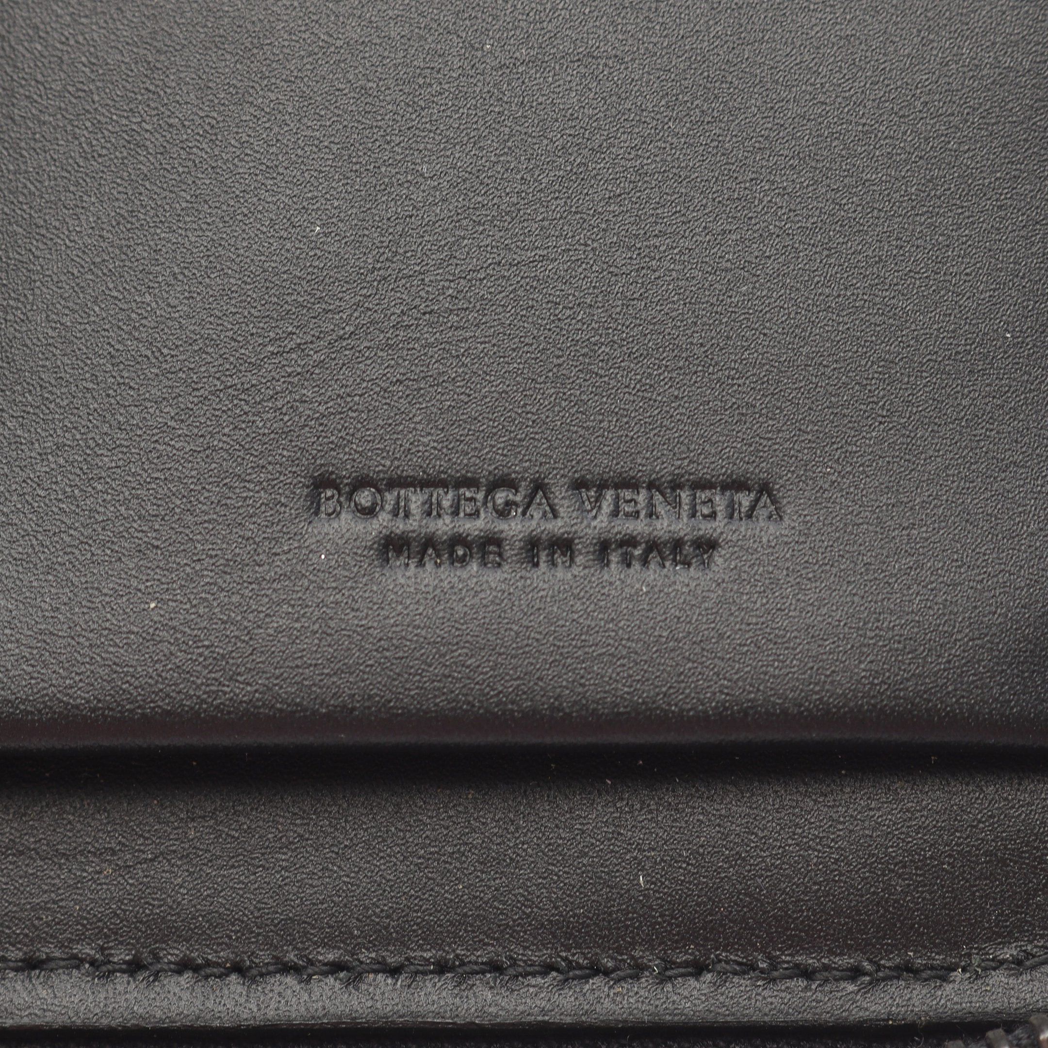 Bottega Veneta Bottega Veneta Intrecciato Travel Case Round Zipper Long Wallet Leather Black Size ONE SIZE - 5 Thumbnail