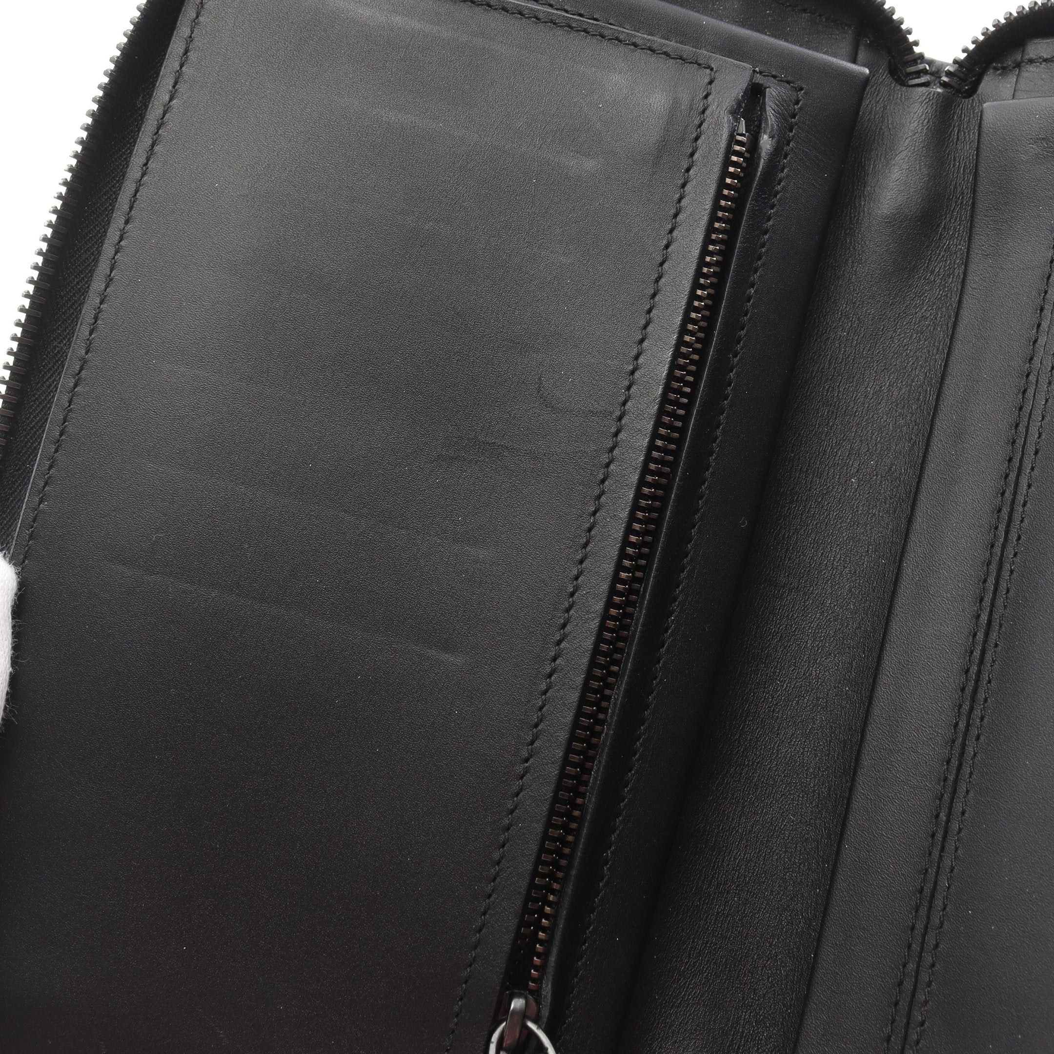 Bottega Veneta Bottega Veneta Intrecciato Travel Case Round Zipper Long Wallet Leather Black Size ONE SIZE - 8 Thumbnail
