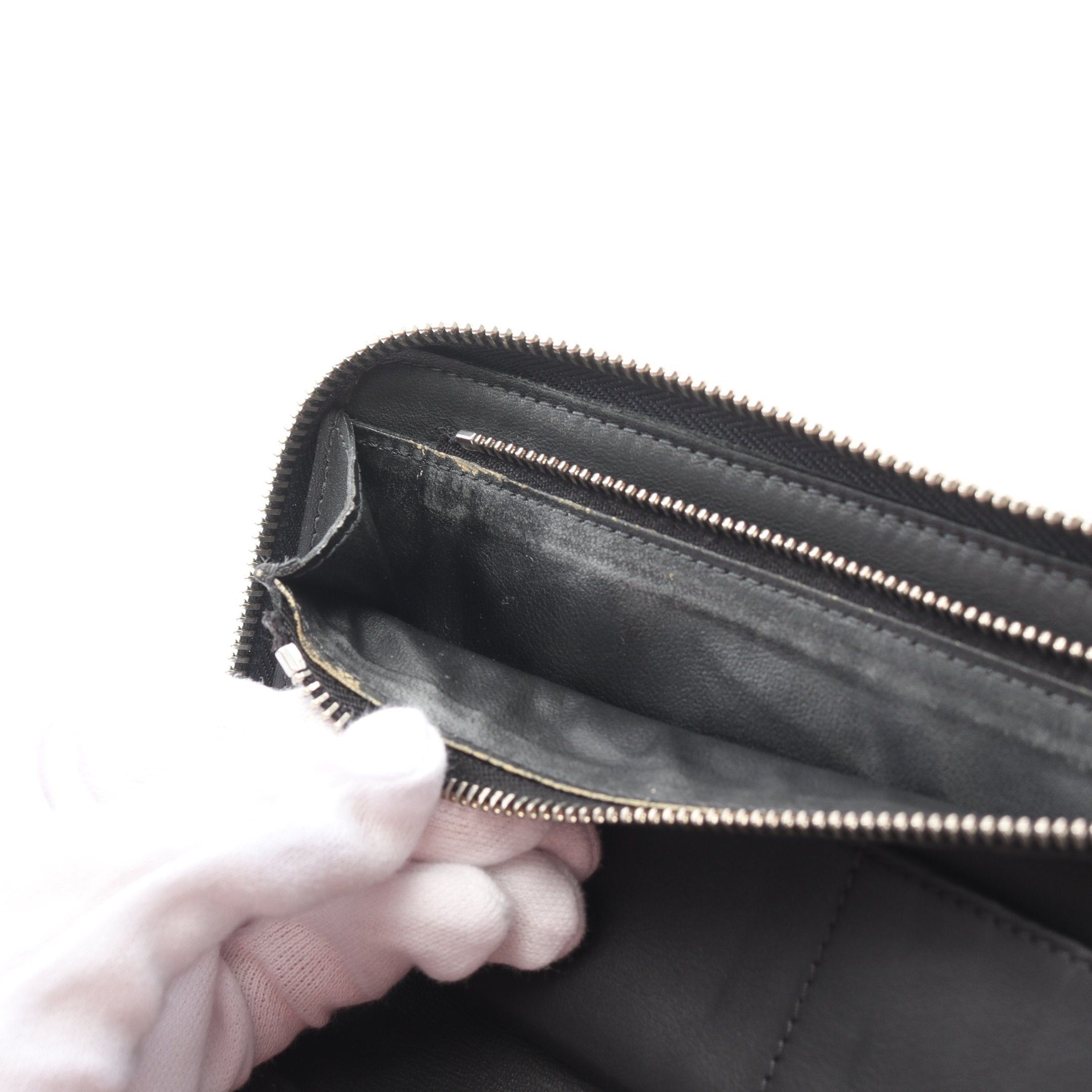 Louis Vuitton Louis Vuitton Zippy Wallet Vertical Damier Graphite Round Zipper Long Black Size ONE SIZE - 10 Thumbnail