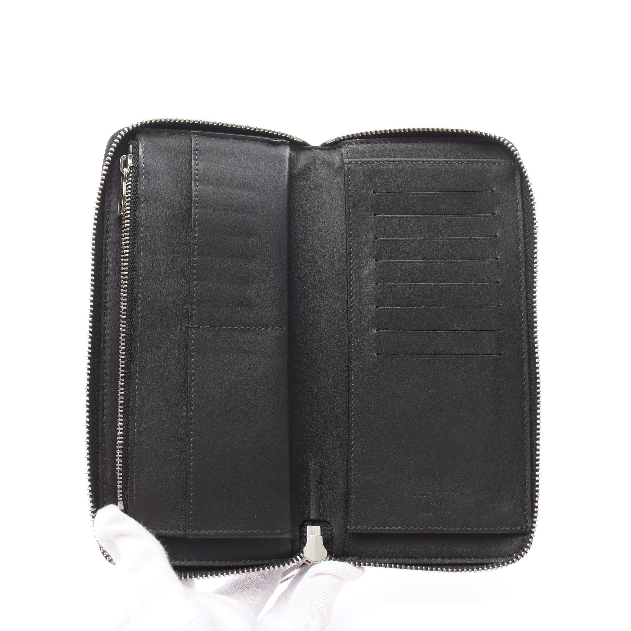 Louis Vuitton Louis Vuitton Zippy Wallet Vertical Damier Graphite Round Zipper Long Black Size ONE SIZE - 3 Thumbnail