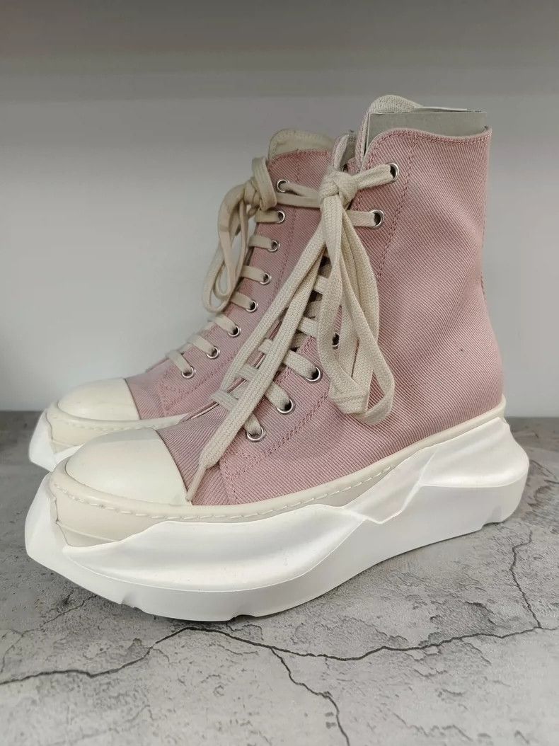 Rick Owens Rick Owens Pink High-Top Sneakers-dmc Size US 5 / EU 37 - 2 Thumbnail