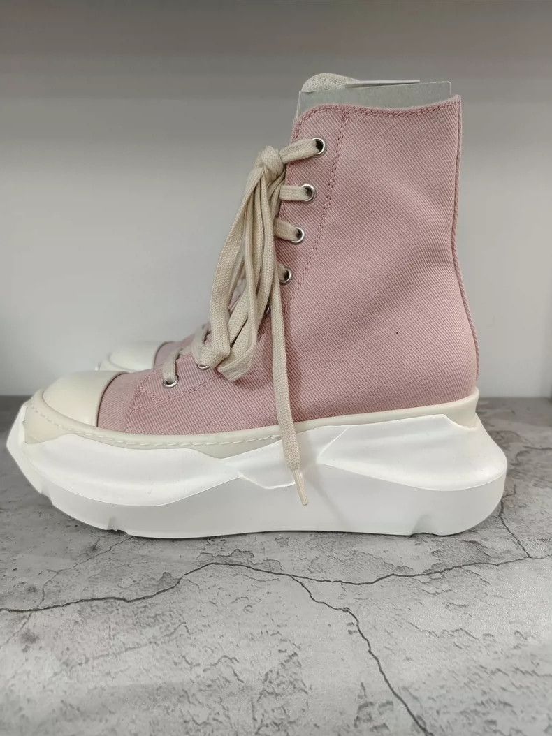 Rick Owens Rick Owens Pink High-Top Sneakers-dmc Size US 5 / EU 37 - 5 Thumbnail
