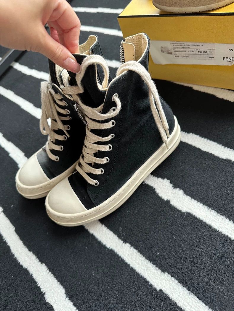 Rick Owens Rick Owens Gradient Black and Gray Sneakers-dmc Size US 5 / EU 37 - 2 Thumbnail