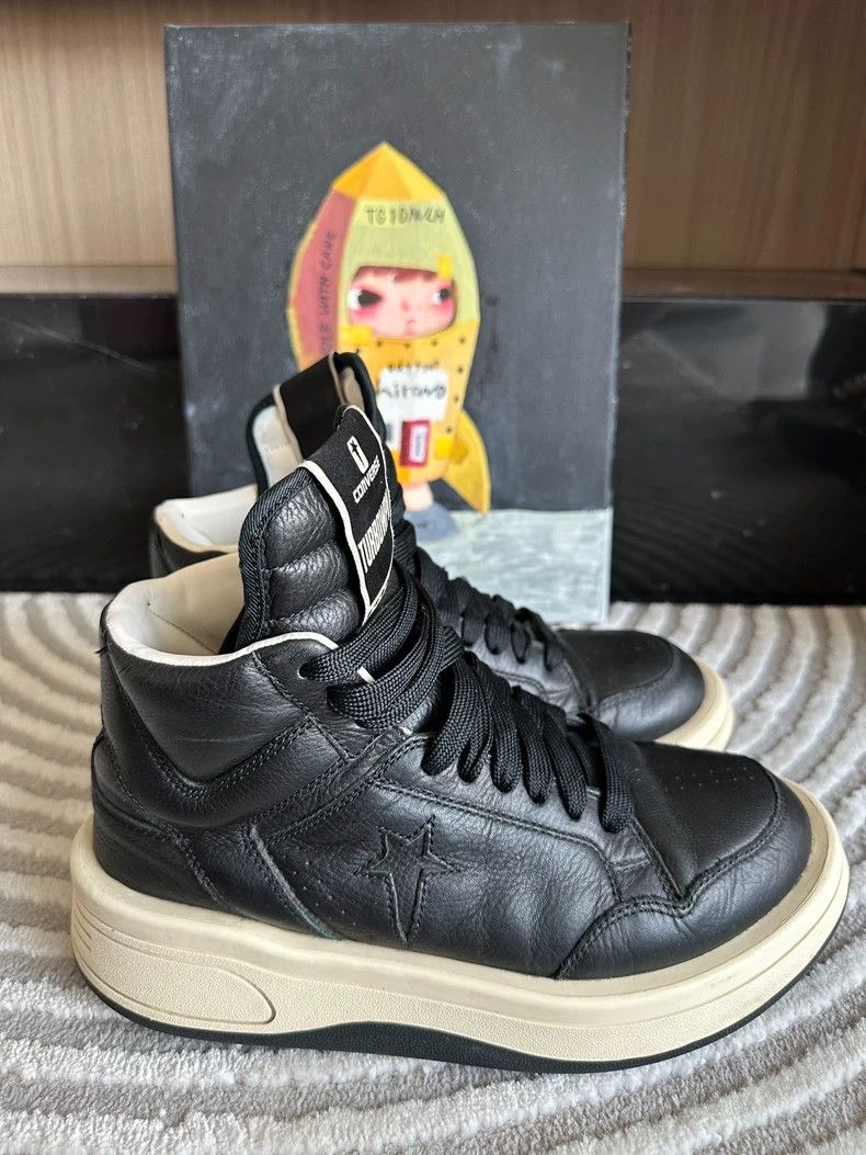 Rick Owens Rick Owens Converse High Top Sneakers Size 42-dmc Size US 10 / EU 43 - 4 Thumbnail