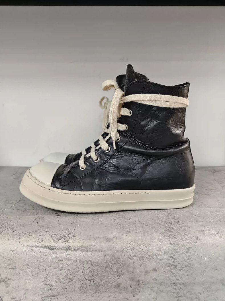 Rick Owens Rick Owens High-Top Black and White Sneakers-dmc Size US 7.5 / EU 40-41 - 2 Thumbnail