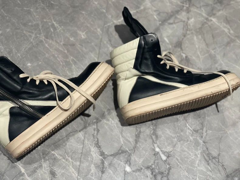Rick Owens Rick Owens Black and White Sneakers Size 40-dmc Size US 7.5 / EU 40-41 - 3 Thumbnail