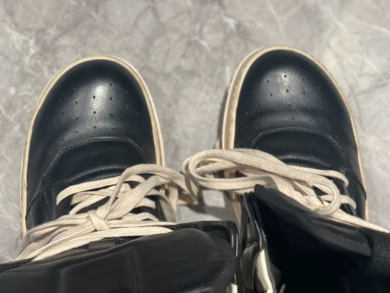 Rick Owens Rick Owens Black and White Sneakers Size 40-dmc Size US 7.5 / EU 40-41 - 4 Thumbnail