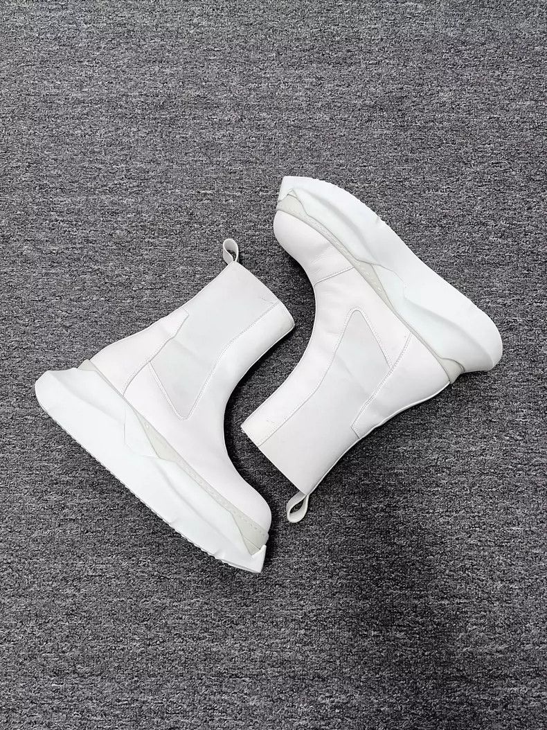 Rick Owens Rick Owens White Leather Chelsea Boots-dmc Size US 7.5 / EU 40-41 - 4 Thumbnail