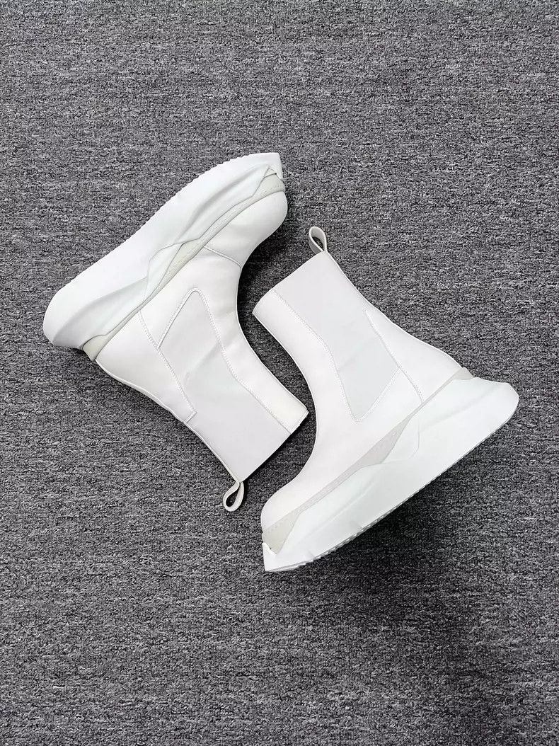 Rick Owens Rick Owens White Leather Chelsea Boots-dmc Size US 7.5 / EU 40-41 - 5 Thumbnail