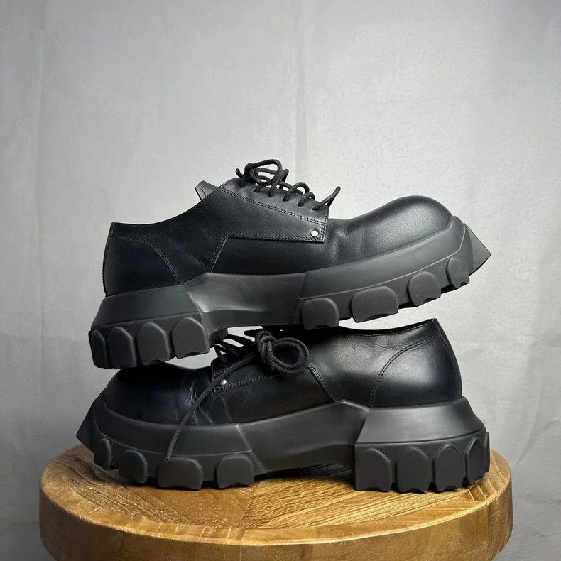Rick Owens Rick Owens Black Derby Shoes Size 42-dmc Size US 9 / EU 42 - 2 Thumbnail