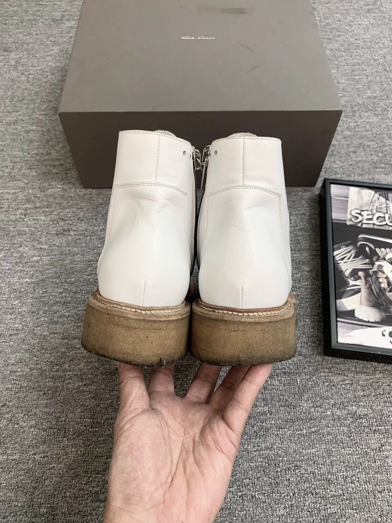 Rick Owens Rick Owens White Leather Short Boots-dmc Size US 9 / EU 42 - 7 Thumbnail