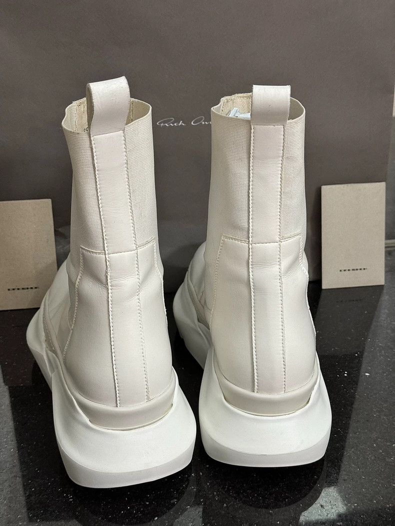 Rick Owens Rick Owens White Chelsea Boots with Thick Sole-dmc Size US 8 / EU 41 - 3 Thumbnail