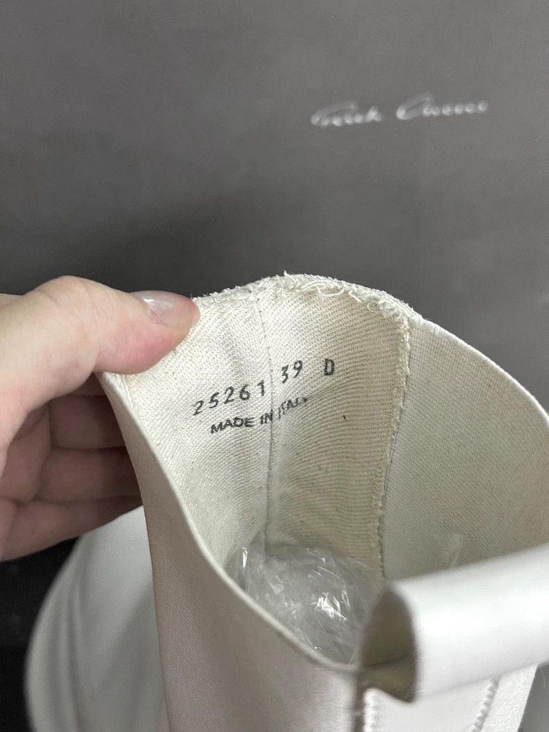 Rick Owens Rick Owens White Chelsea Boots with Thick Sole-dmc Size US 8 / EU 41 - 4 Thumbnail
