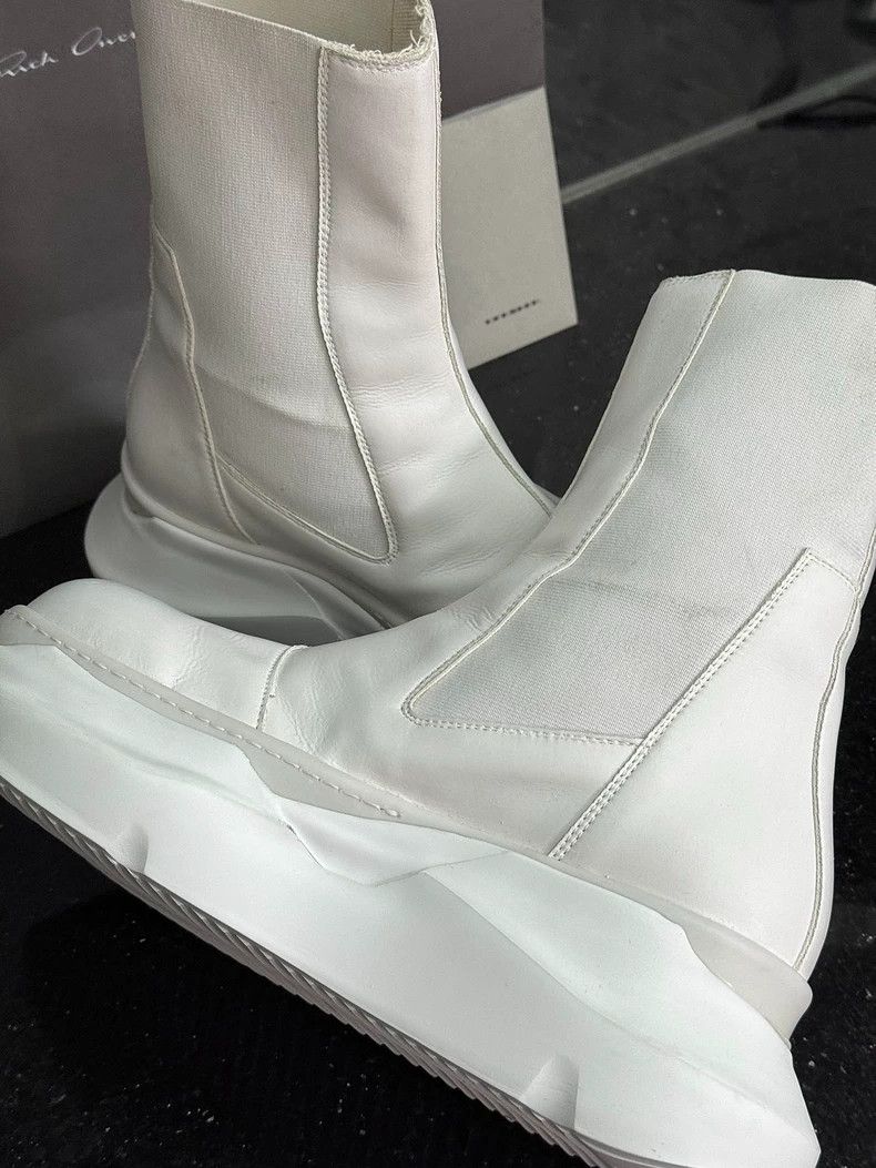 Rick Owens Rick Owens White Chelsea Boots with Thick Sole-dmc Size US 8 / EU 41 - 5 Thumbnail