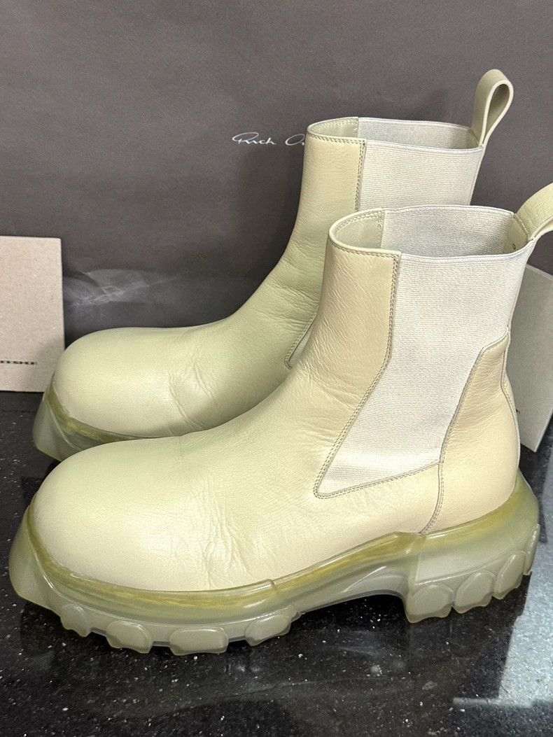 Rick Owens Rick Owens Beige Chelsea Boots for Men-dmc Size US 7 / EU 40 - 3 Thumbnail