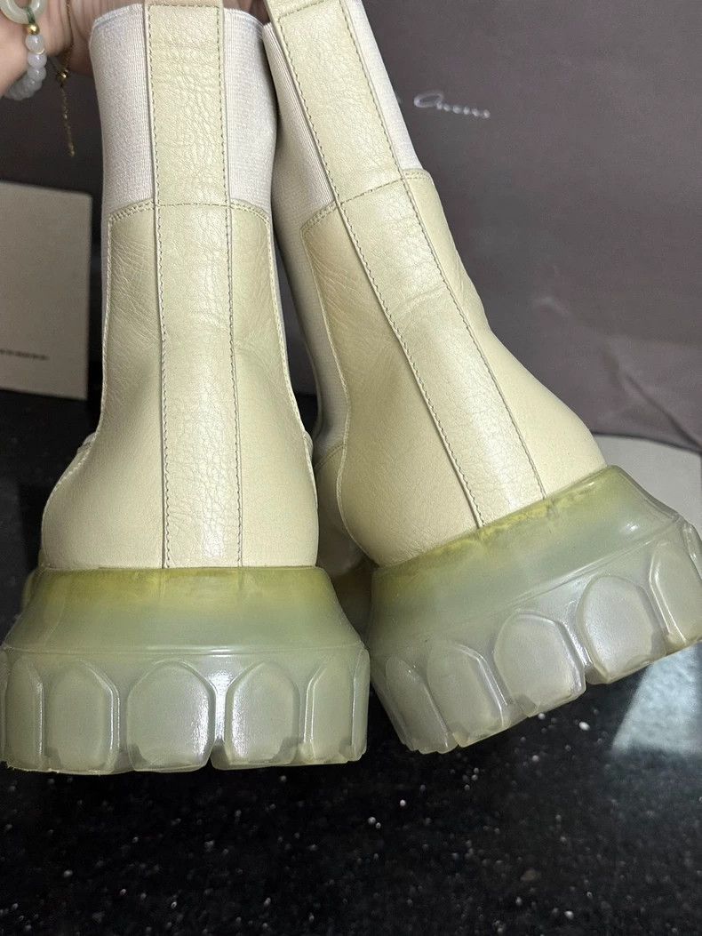 Rick Owens Rick Owens Beige Chelsea Boots for Men-dmc Size US 7 / EU 40 - 4 Thumbnail