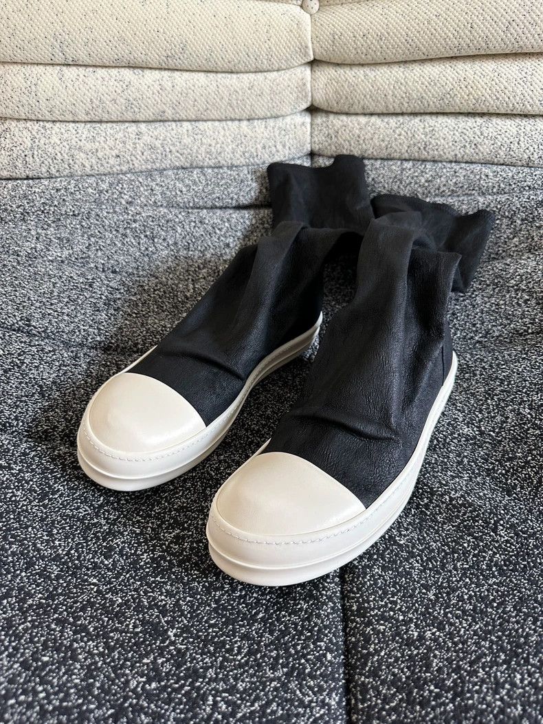 Rick Owens Rick Owens Men's God Boots in Black Leather-dmc Size US 10.5 / EU 43-44 - 2 Thumbnail