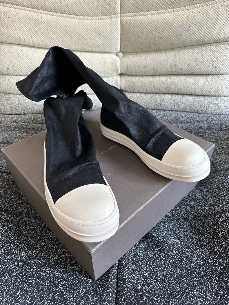 Rick Owens Rick Owens Men's God Boots in Black Leather-dmc Size US 10.5 / EU 43-44 - 5 Thumbnail