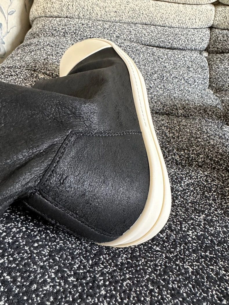 Rick Owens Rick Owens Men's God Boots in Black Leather-dmc Size US 10.5 / EU 43-44 - 4 Thumbnail