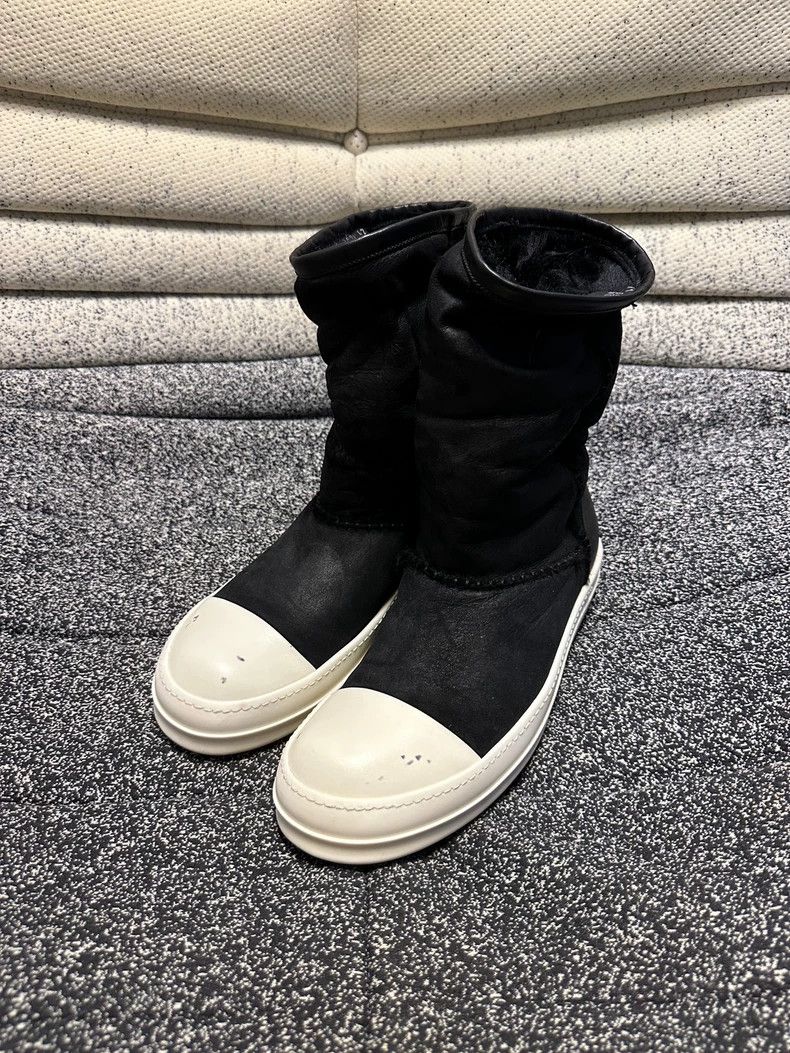 Rick Owens Rick Owens Black Fur Boots Size 42-dmc Size US 9 / EU 42 - 2 Thumbnail