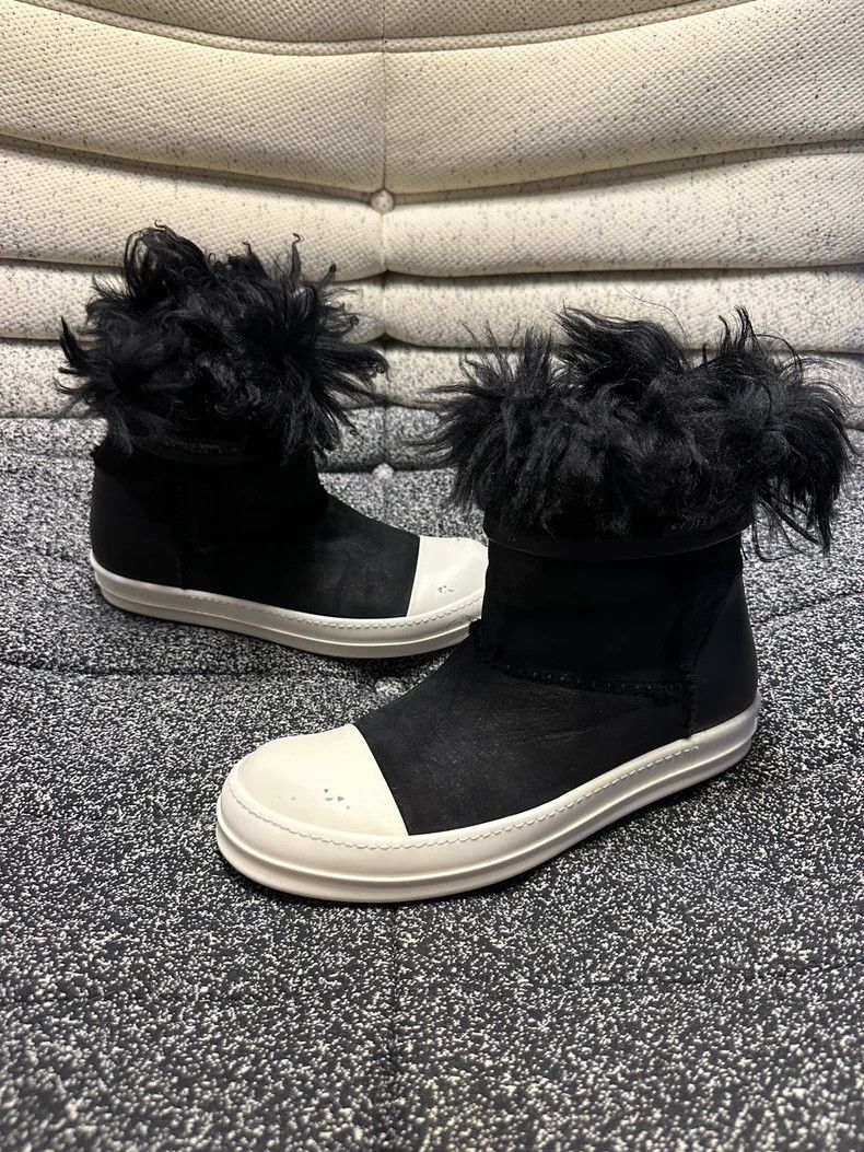 Rick Owens Rick Owens Black Fur Boots Size 42-dmc Size US 9 / EU 42 - 9 Thumbnail