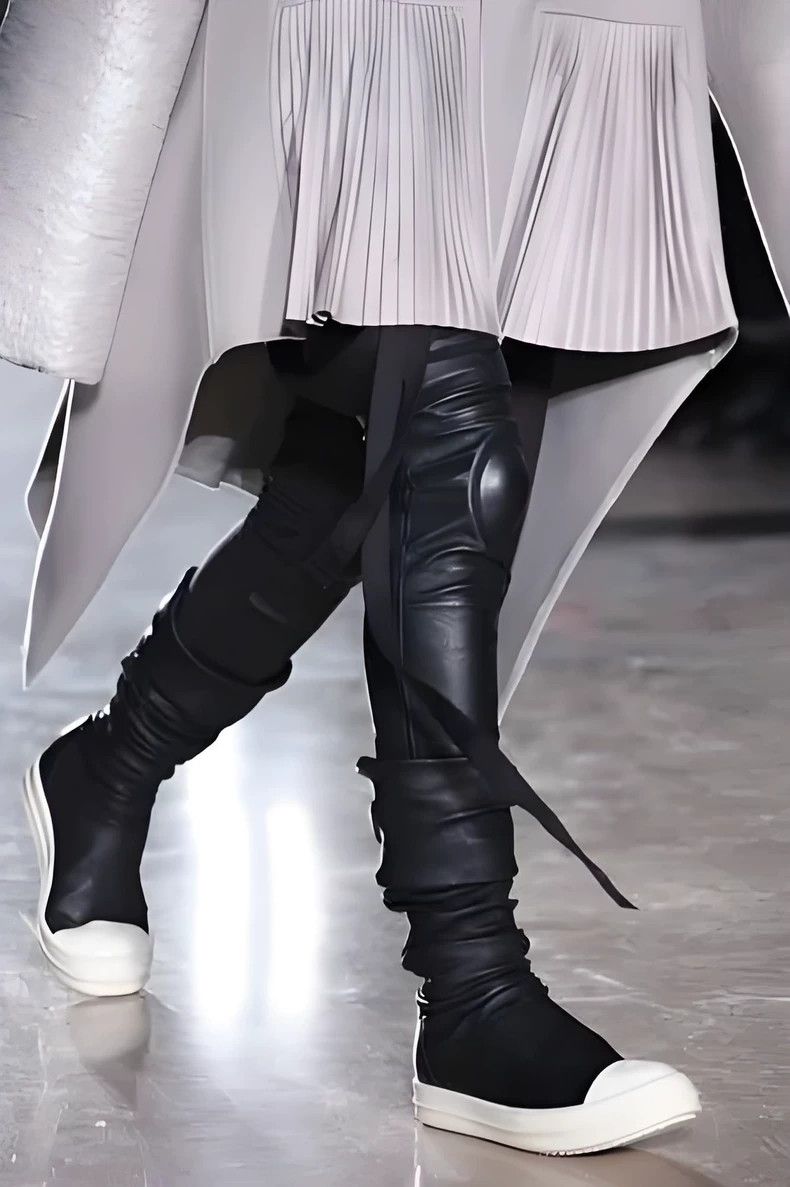 Rick Owens Rick Owens Black Leather Boots for Men-dmc Size US 10.5 / EU 43-44 - 8 Thumbnail