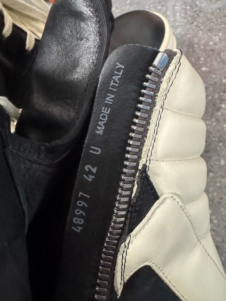 Rick Owens Rick Owens Black and White High-Top Sneakers-dmc Size US 9 / EU 42 - 8 Thumbnail