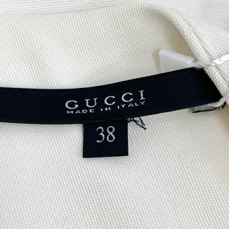 Gucci Gucci Beige Short Sleeve Cotton Top-dmc Size US S / EU 44-46 / 1 - 5 Thumbnail