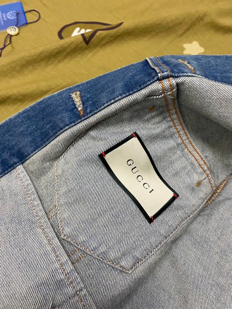 Gucci Gucci Denim Jacket in Excellent Condition-dmc Size US M / EU 48-50 / 2 - 3 Thumbnail
