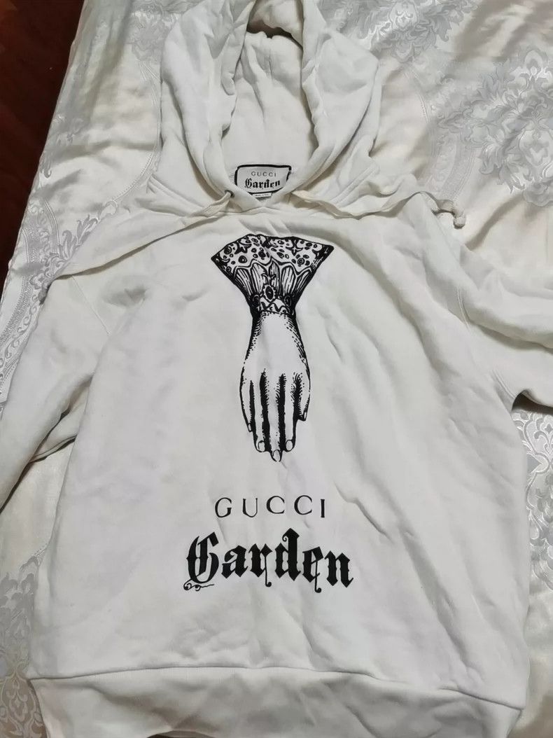 Gucci New Gucci Garden Hooded Sweatshirt Size M-dmc Size US M / EU 48-50 / 2 - 6 Thumbnail