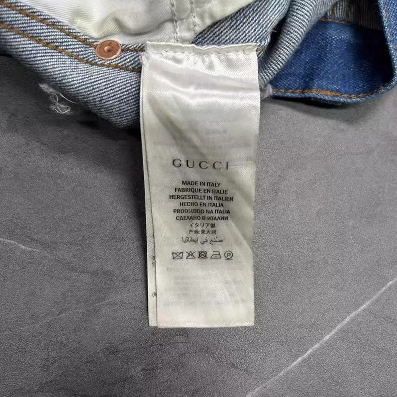 Gucci GUCCI Tiger Head Denim Pants Size 31-dmc Size US 31 - 9 Thumbnail