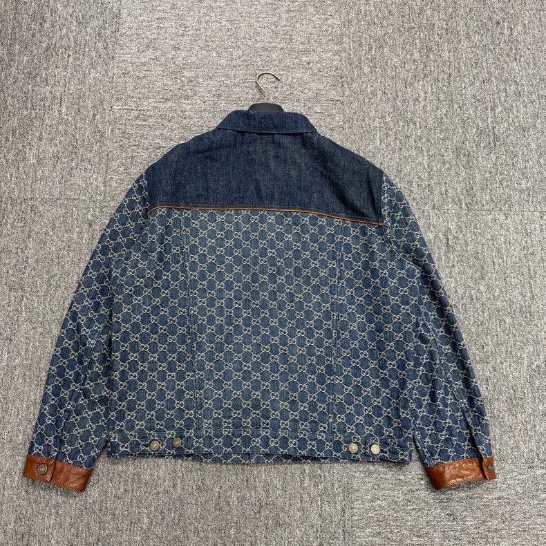 Gucci Gucci Denim Jacket with Print Design-dmc Size US L / EU 52-54 / 3 - 5 Thumbnail