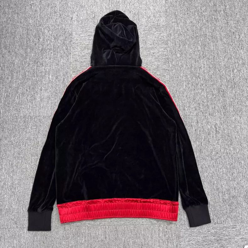 Gucci Gucci Velvet Hoodie with Wolf Head Design-dmc Size US XXL / EU 58 / 5 - 5 Thumbnail